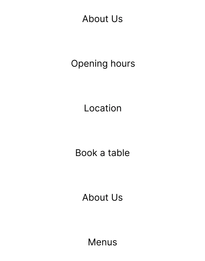 Layout State 1 - Clean List